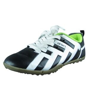 Carter's Boys Sneaker Size T 12 Medium Shoes‎ Black Synthetic Lace Up